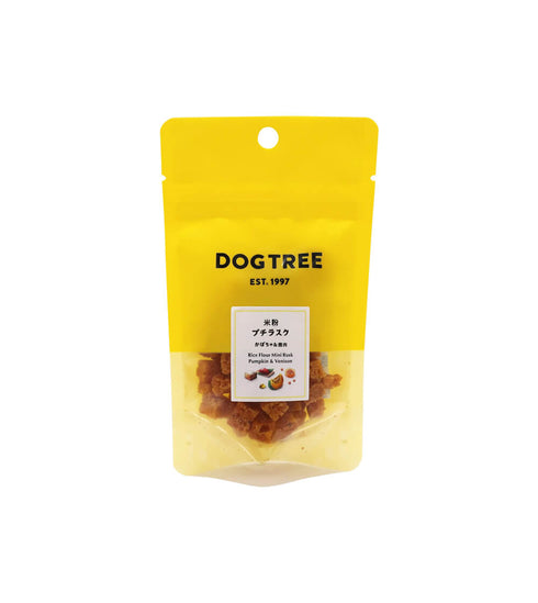 DOG TREE(ドッグツリー)米粉プチラスク かぼちゃ&鹿肉 20g